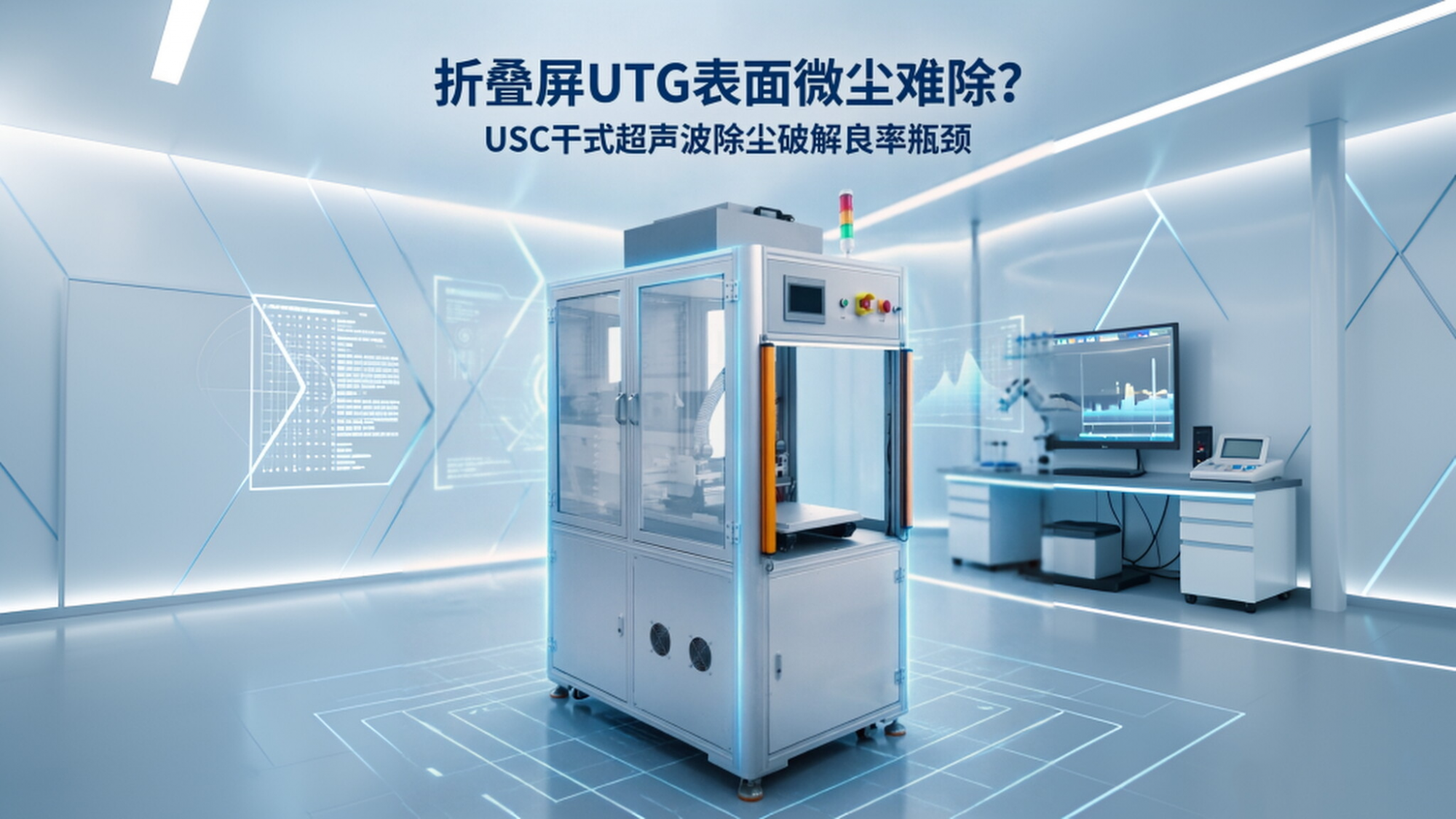 折叠屏UTG表面微尘难除？USC干式超声波除尘破解良率瓶颈