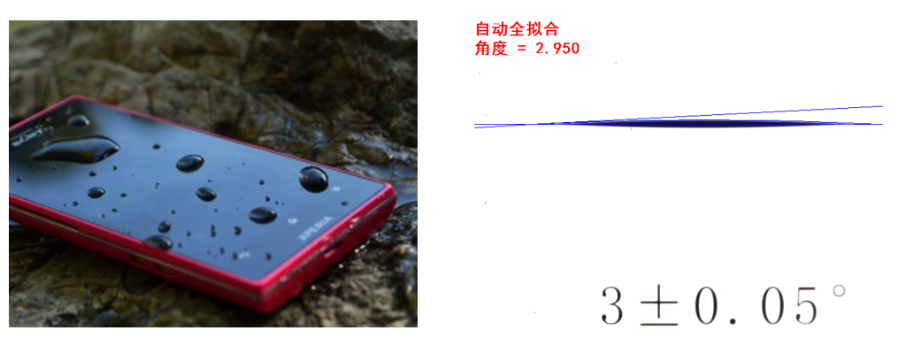 水滴角测试仪在触摸屏行业应用